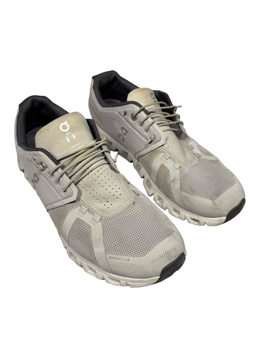 On Cloud 5 Mens 13 Glacier White Gray Running Walking Shoes Sneakers 59.98909